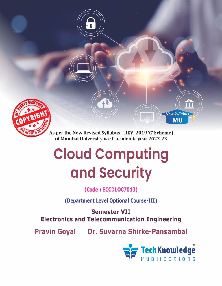 Cloud Computing and Security – Techknowledge Publications