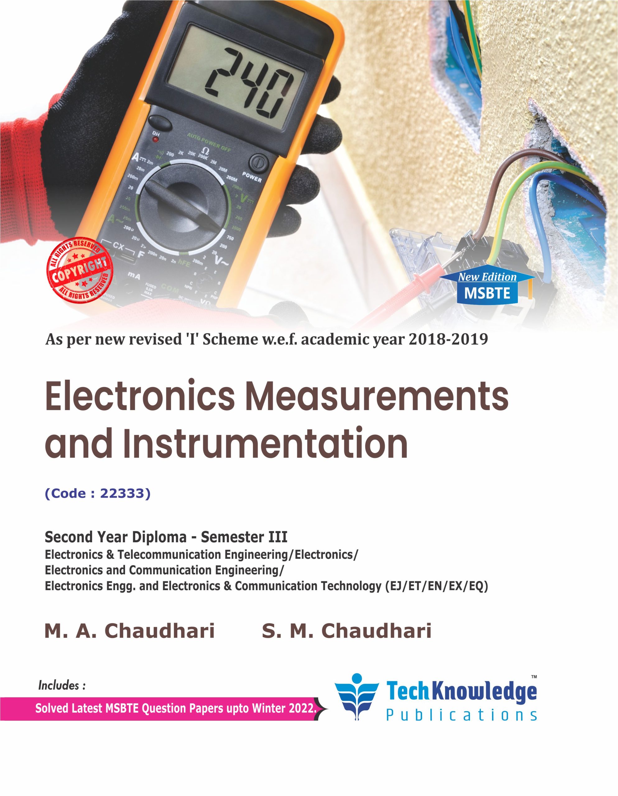 Electrical Measurement And Instrumentation – Techknowledge Publications