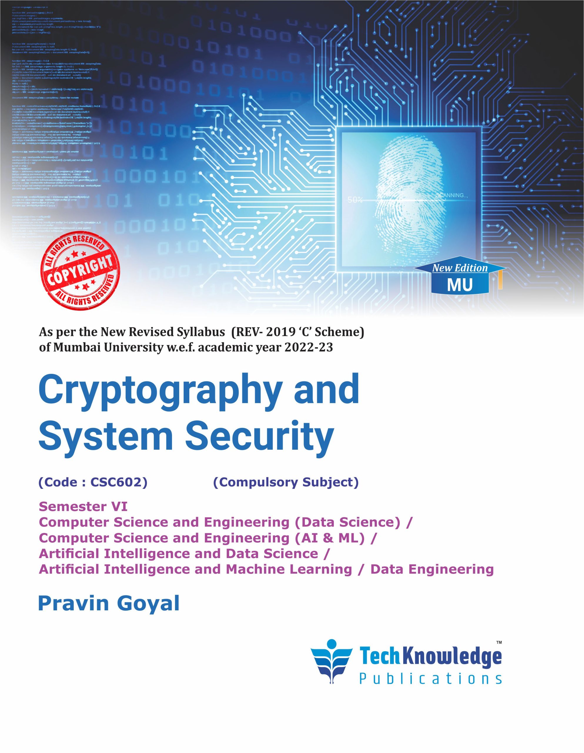 Cryptography and System Security (ME309A)