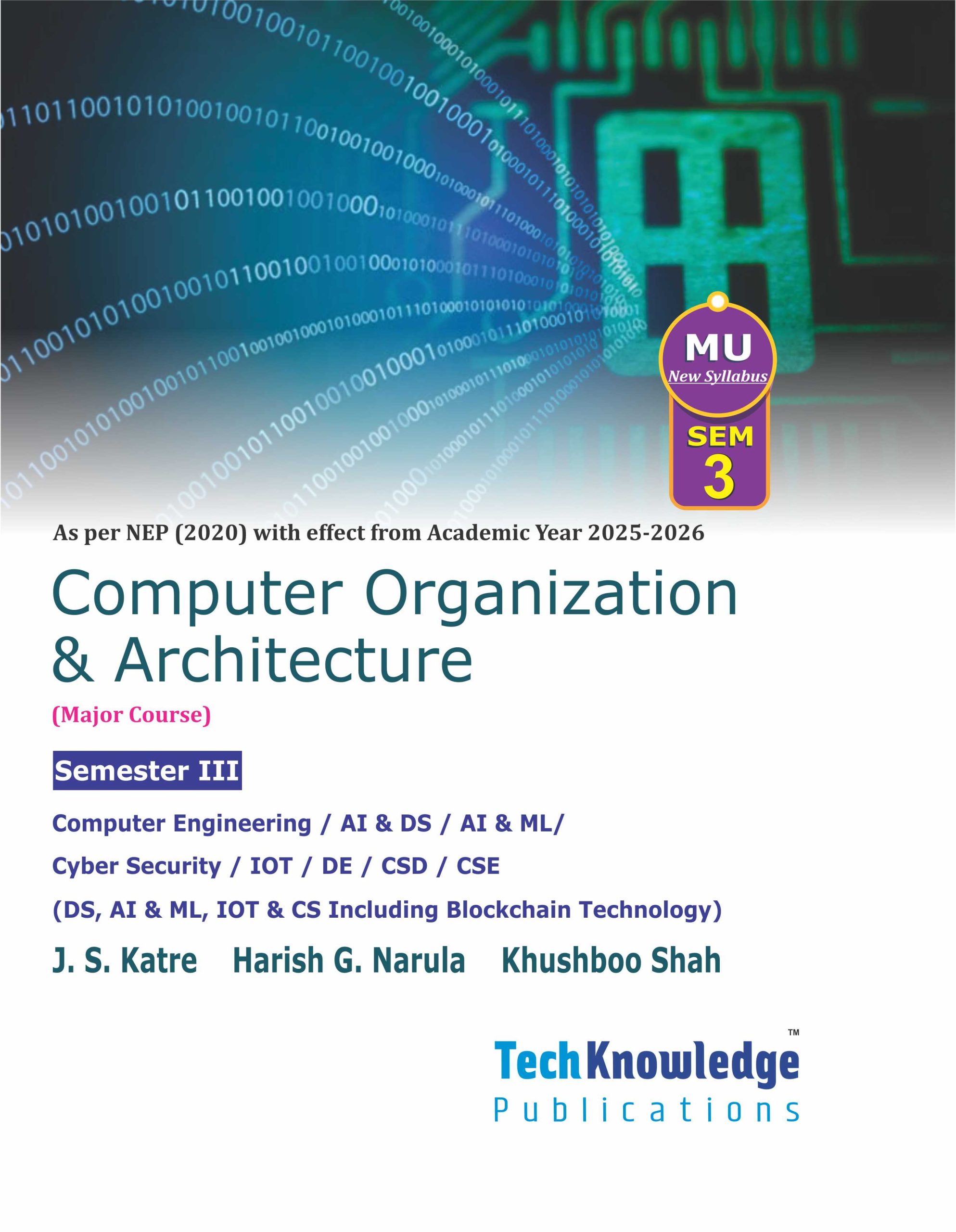 Computer Organization & Architecture (MO328A)