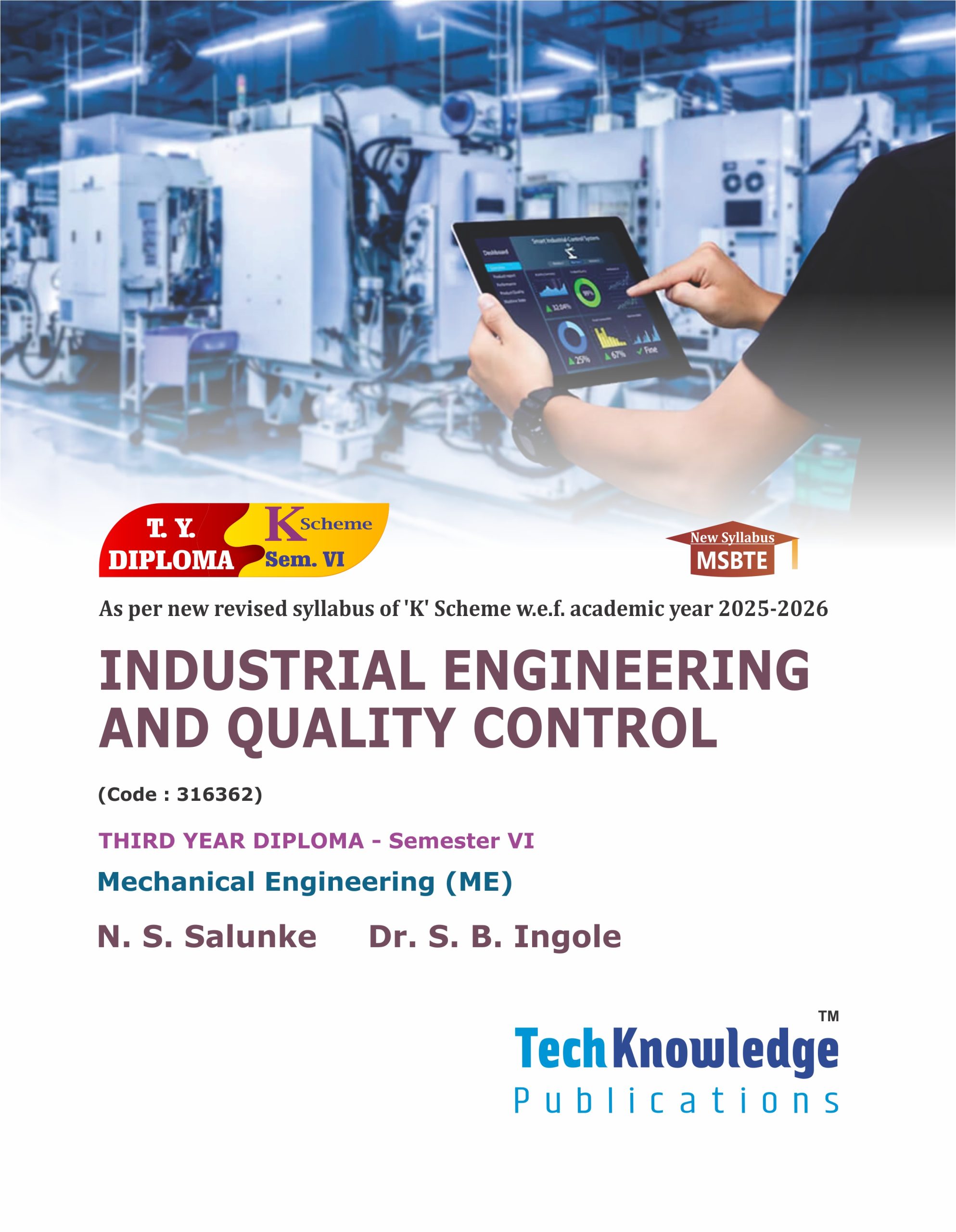 INDUSTRIAL ENGINEERING AND QUALITY CONTROL(MDE190A)