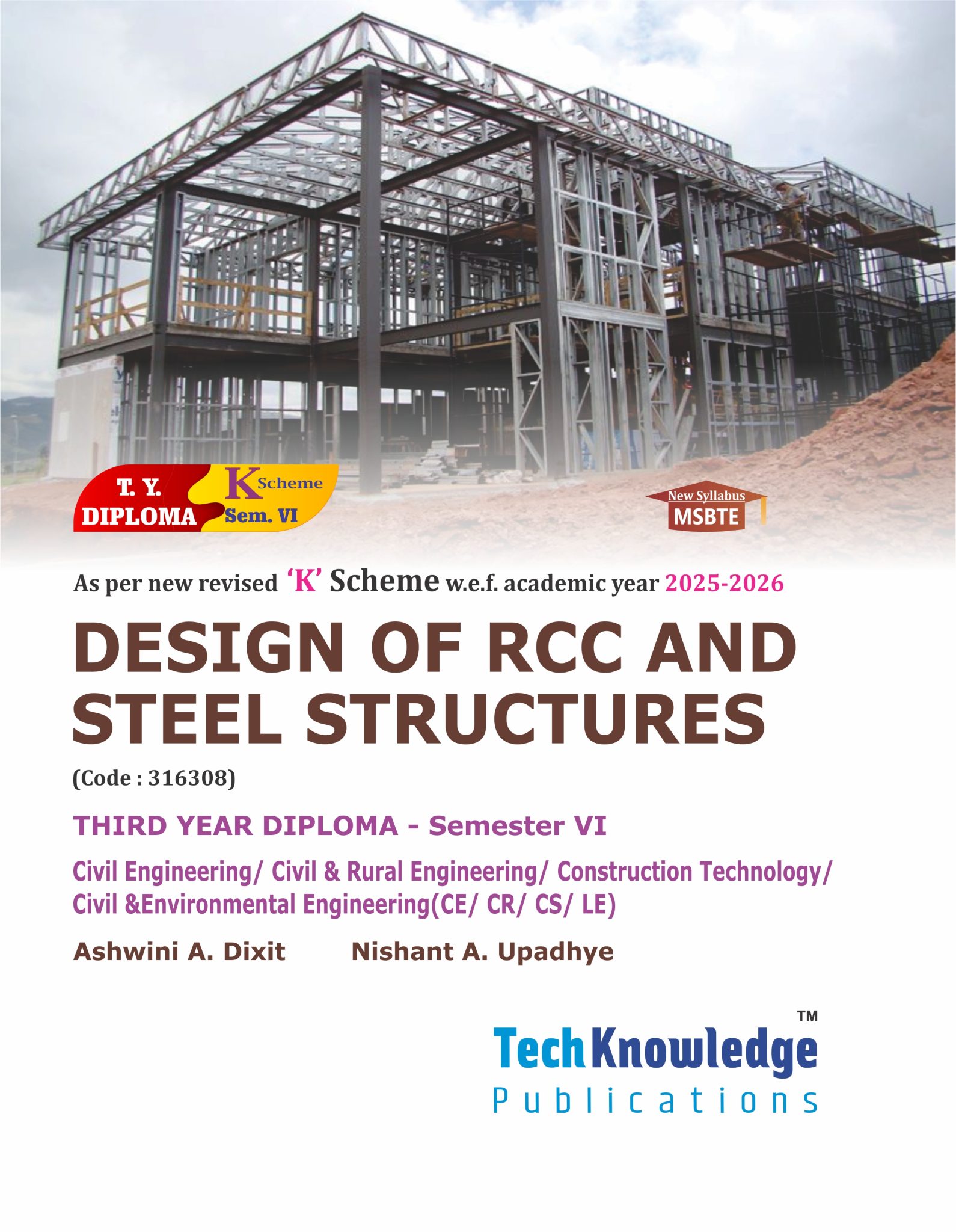 DESIGN OF RCC AND STEEL STRUCTURES – Techknowledge Publications